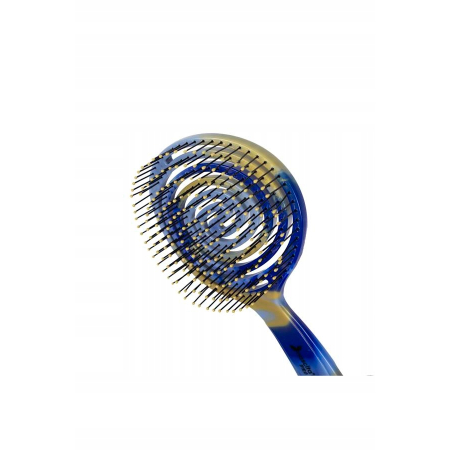 Nascita Szczotka do włosów 3D Pro Marble Blue-Gold DUŻA
